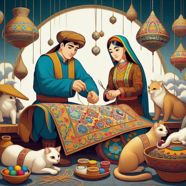 🧵 Искусство таджикских мастеров: Погружение в мир традиционного ремесла
