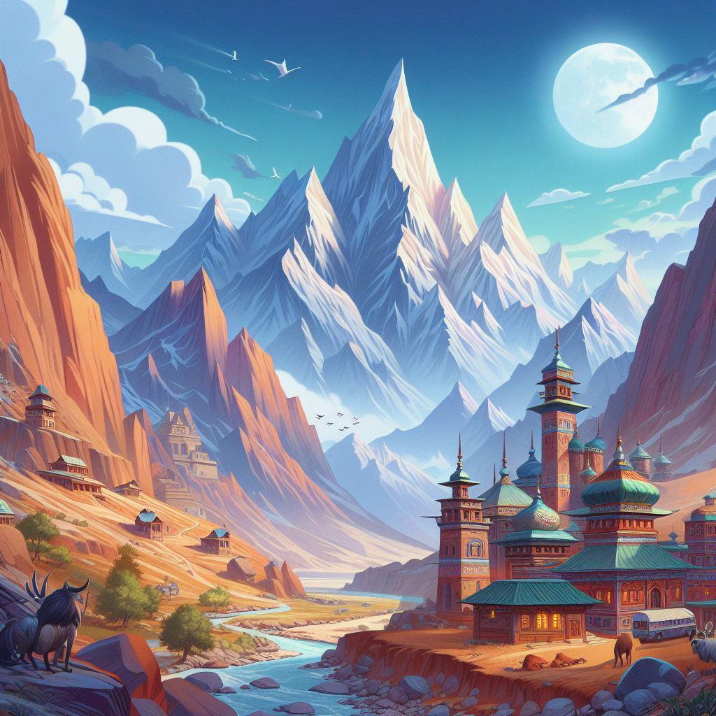 🏔️ Памирские легенды: между мифами и реальностью: 🌄 Мистические места: священные вершины и долины